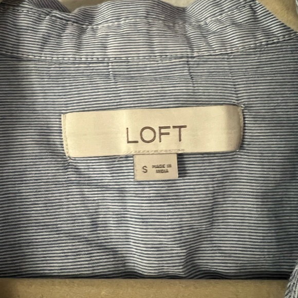 LOFT Cotton Button Down - Picture 2 of 3